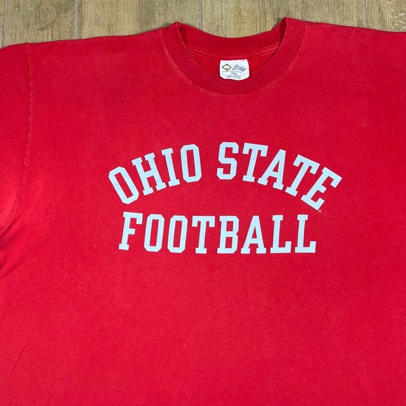 The Cotton Exchange Other - Cotton Exchange Ohio State Football Red Graphic T-Shirt Mens XXL Made in USA